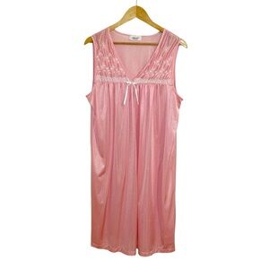Komar Blush Pink Lace Chemise